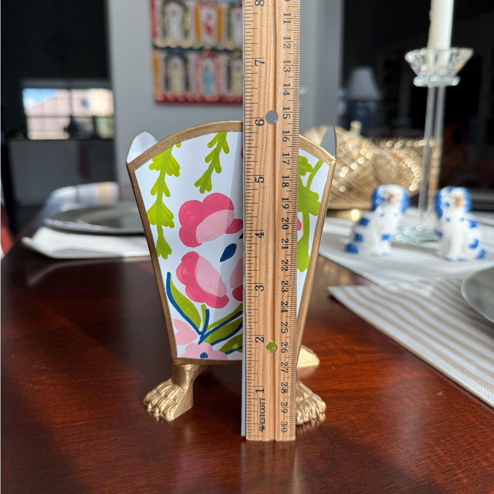 NWT Dana Gibson 6” Summer Chintz Cache Pot - Picture 7 of 10